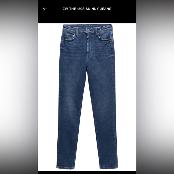 Zara The ‘80s Skinny Jeans - Picture 6 of 6